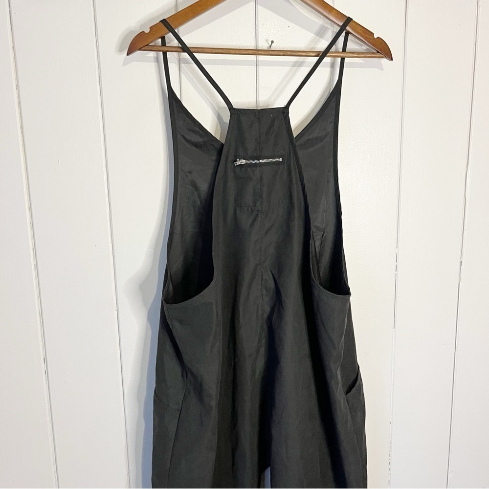 Black Overrall Romper. No Tags. - Picture 5 of 6